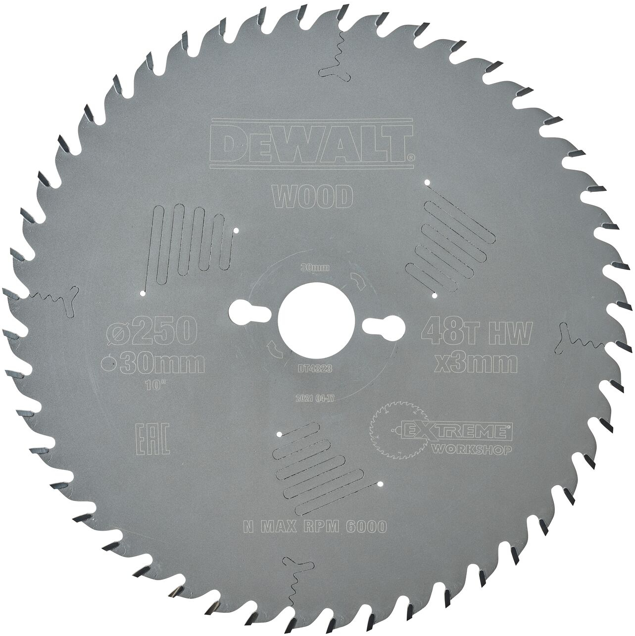 DeWALT DT4323 pilový kotouč na dřevo 250x30mm (48z)