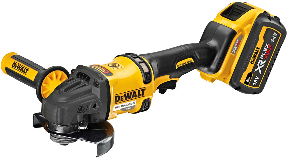 DeWALT DCG418T2 FlexVolt 54V (2x6Ah) aku úhlová bruska