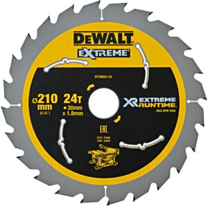 DeWALT DT99565 210x30mm pilový kotouč Extreme ATB 20° (24z) - pro DCS7485