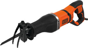 BLACK+DECKER BES301 750W mečová pila s držákem na větve