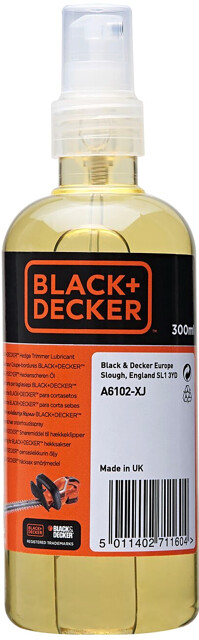 BLACK+DECKER A6102 olej ve spreji na plotostřihy