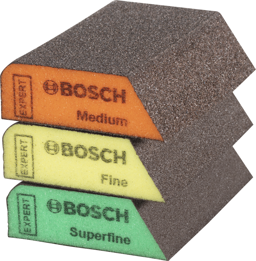 BOSCH Expert S470 sada brusných houbiček Combi 69×97×26 mm - 3ks