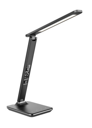 SOLIGHT WO45-B LED stolní lampička s displejem
