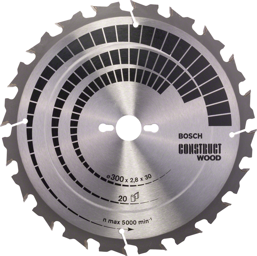 BOSCH pilový kotouč Construct Wood 300x30mm (20z)