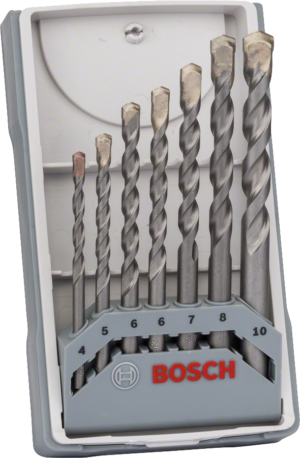 BOSCH CYL-3 Silver Percussion 7dílná sada vrtáků