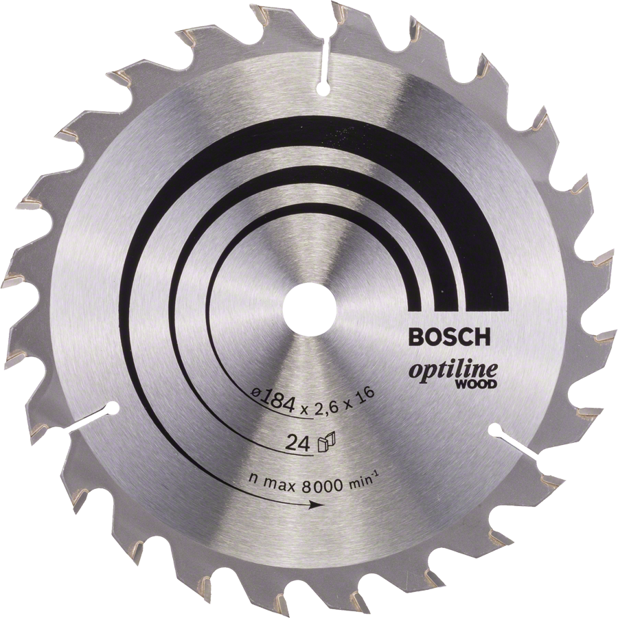 BOSCH Optiline Wood kotouč na dřevo 184x16mm (24Z)