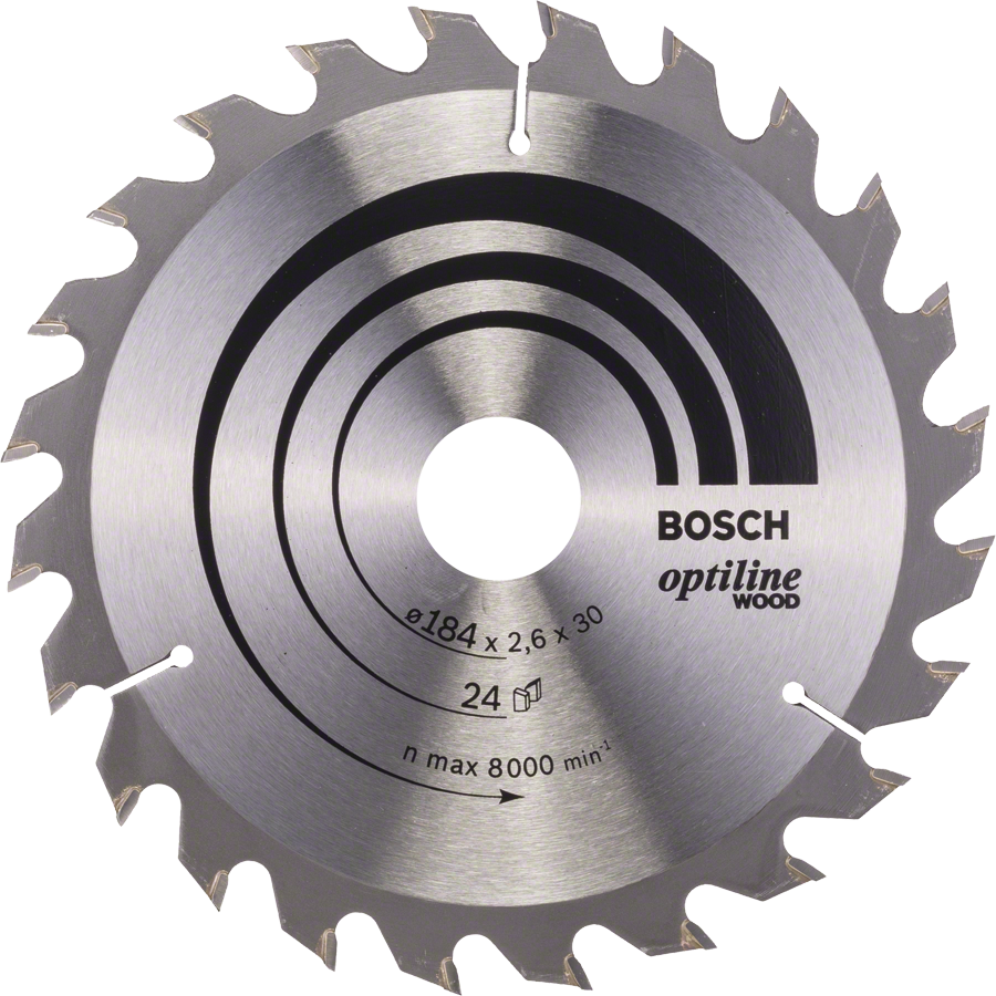 BOSCH Optiline Wood kotouč na dřevo 184x30mm (24Z)