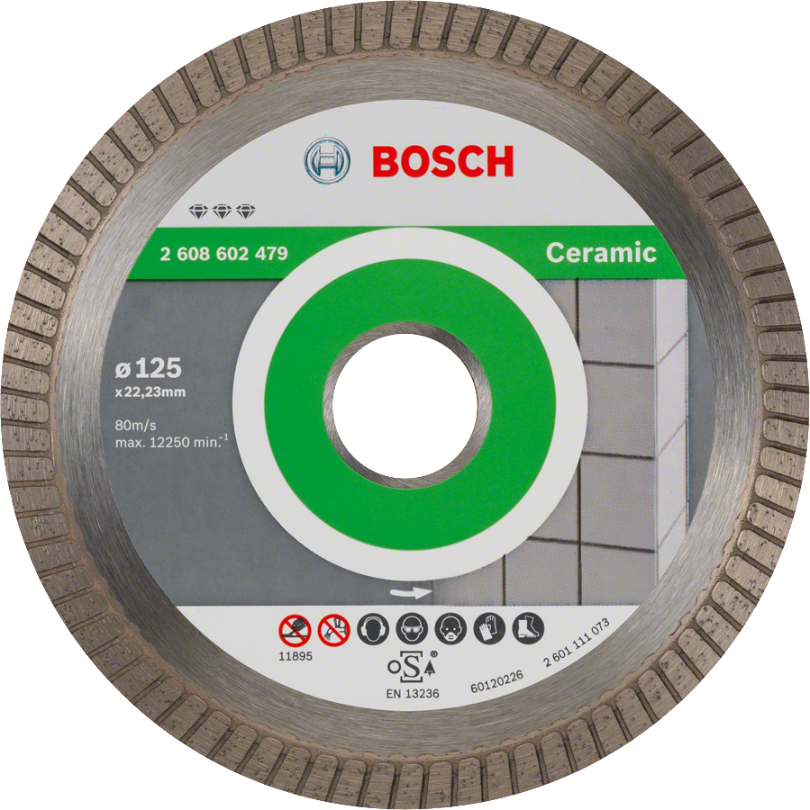 BOSCH DIA kotouč Best for Ceramic Extraclean Turbo 125mm (22