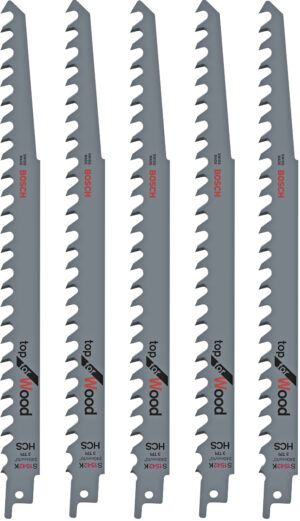 BOSCH S 1542 K 240mm plátek HCS na palivové a vlhké dřevo Top for Wood (2 ks)