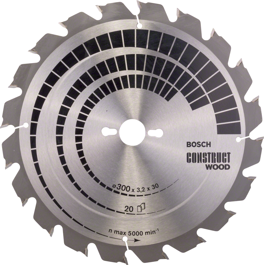 BOSCH pilový kotouč Construct Wood 300x30mm (20z)