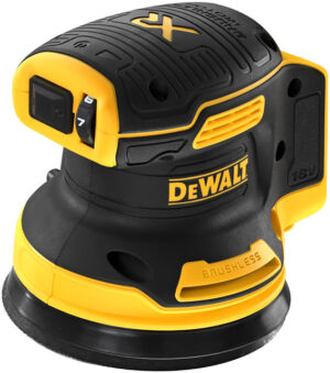 DeWALT DCW210 + kufr Tstak (bez aku) aku excentrická bruska 125mm