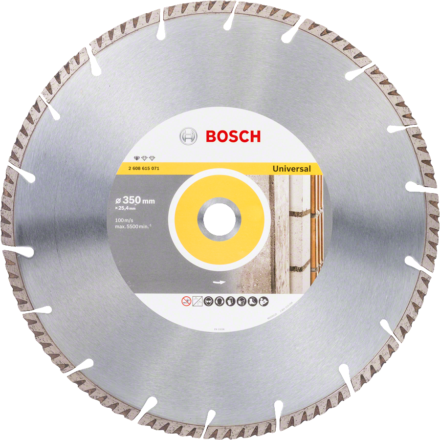 BOSCH 350x25.4mm diamantový kotouč pro dělící pily Standard for Universal (3