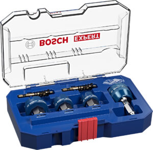 BOSCH Expert sada karbidových děrovek na plechy a nerez Sheet Metal 22/25/32 × 5 mm