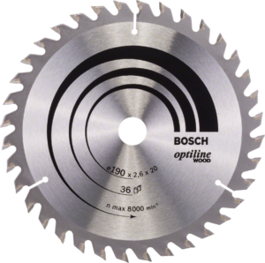 BOSCH Optiline Wood kotouč na dřevo 190x20mm (36Z)