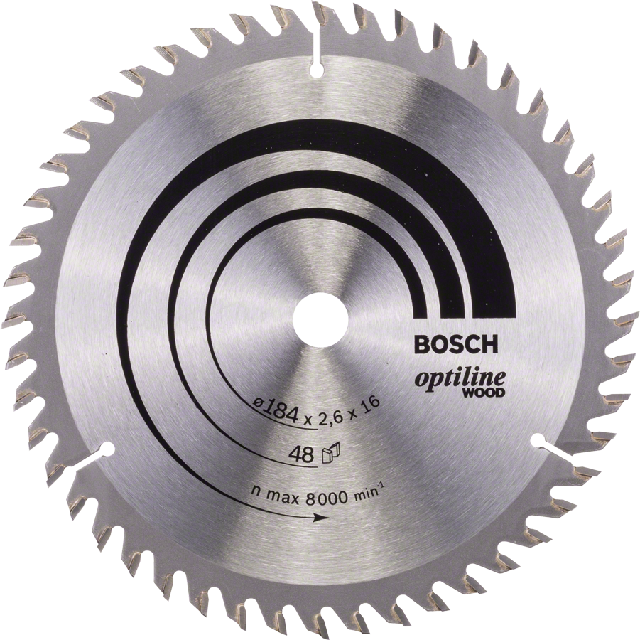 BOSCH Optiline Wood kotouč na dřevo 184x16mm (48Z)