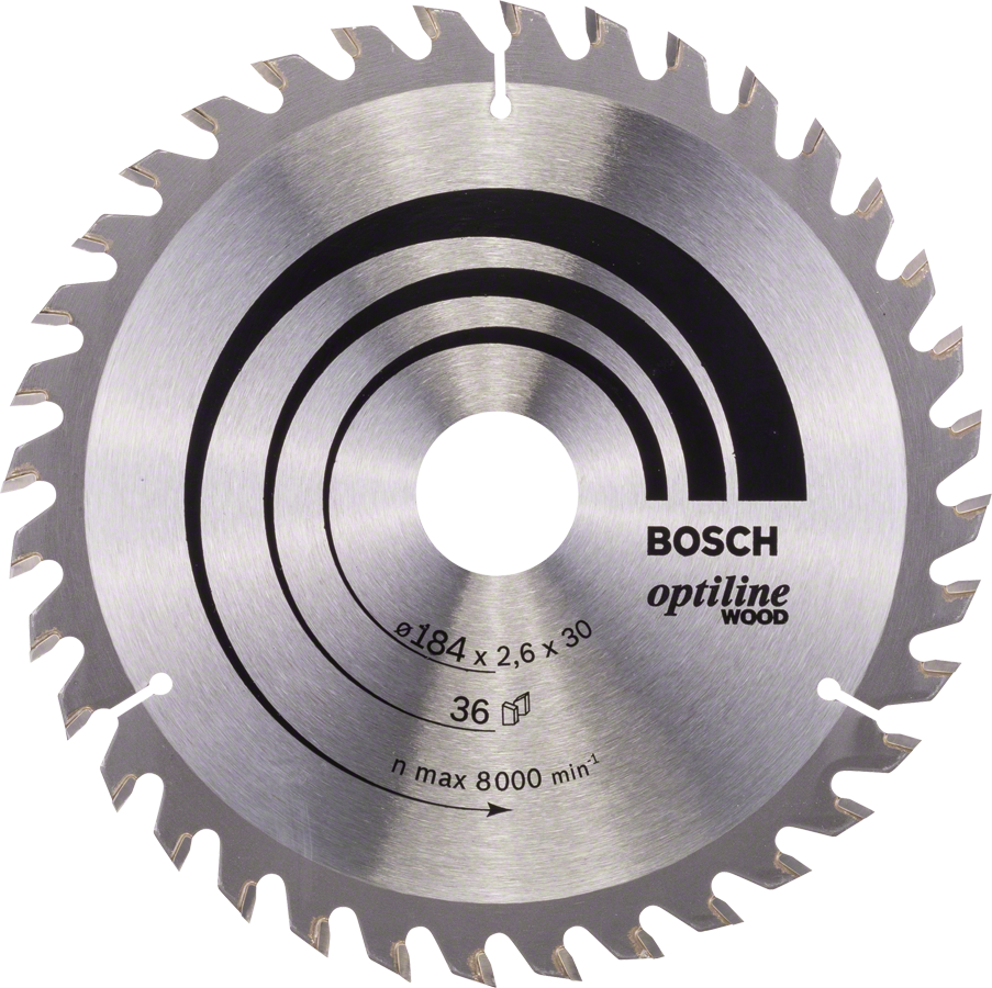 BOSCH Optiline Wood kotouč na dřevo 184x30mm (36Z)