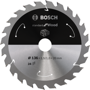 BOSCH 136x20mm pilový kotouč na dřevo Standard for Wood (24 zubů)