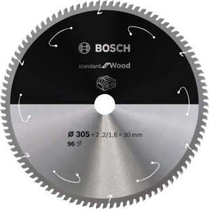 BOSCH 305x30mm pilový kotouč na dřevo Standard for Wood (96 zubů)