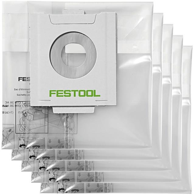 FESTOOL ENS-CT 26 AC/5 odpadkový vak pro CT 26 AC (5 ks)