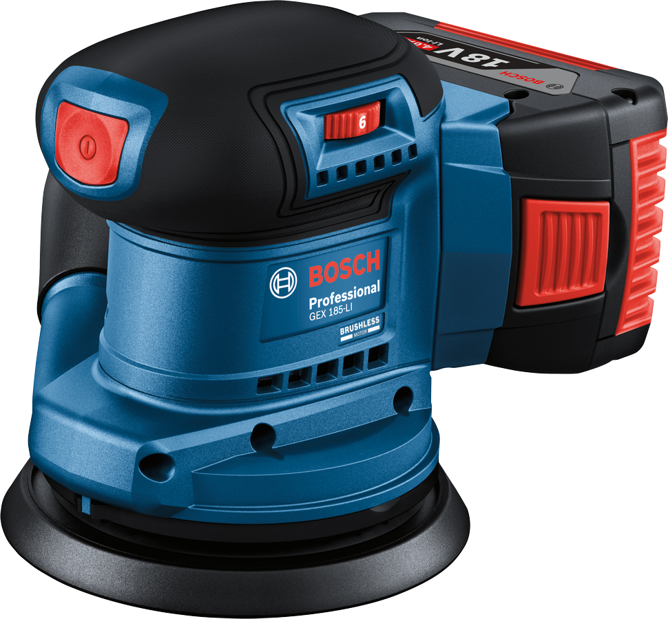 BOSCH GEX 185-LI (1x4Ah) excentrická bruska aku