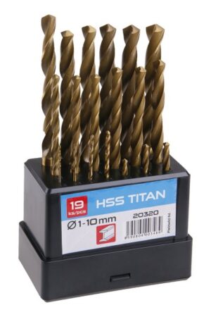 FESTA 20320 sada HSS TITAN vrtáků 1-10mm (po 0