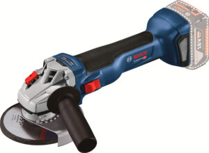 BOSCH GWS 18V-10 115mm (verze bez aku) bezuhlíková aku úhlová bruska / KickBack / SoftStart