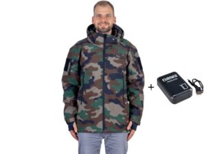 NAREX CHJ-M vyhřívaná bunda Camouflage - velikost M