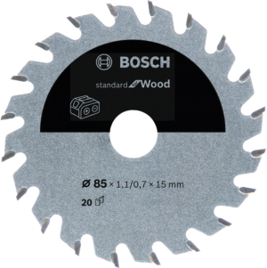 BOSCH 85x15mm pilový kotouč na dřevo Standard for Wood (20 zubů)