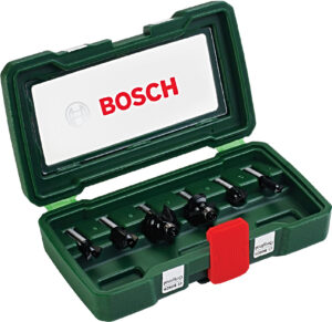 BOSCH 6dílná sada fréz z tvrdokovu (stopka 8 mm)