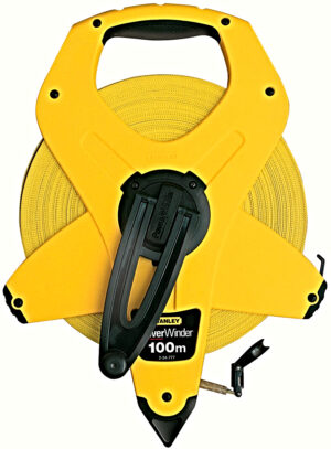 STANLEY pásmo PowerWinder s plastovou páskou 100 m x 12