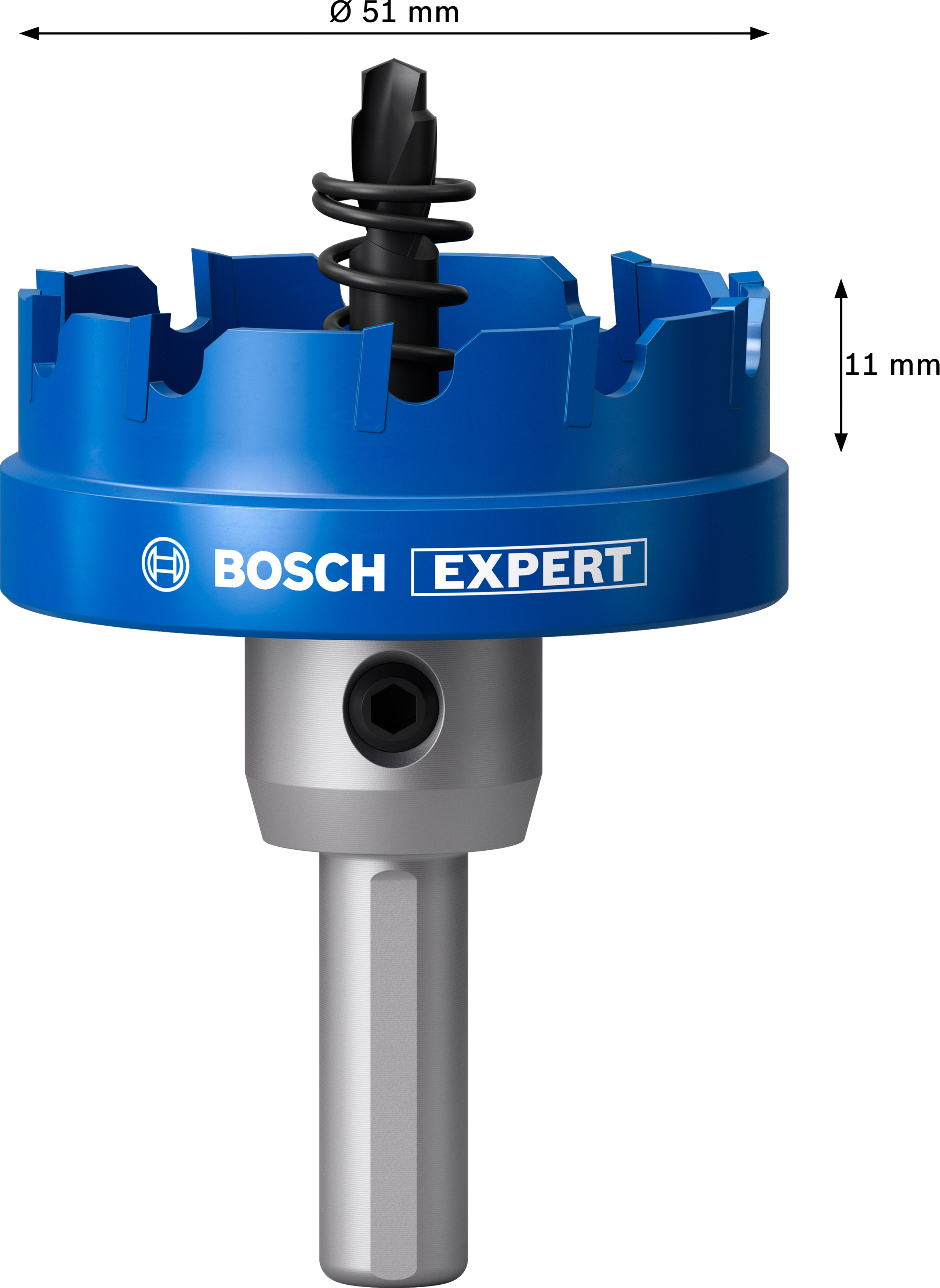 Karbidová děrovka Bosch EXPERT Sheet Metal Dostupné varianty: Karbidová děrovka Bosch EXPERT Sheet Metal 51 mm