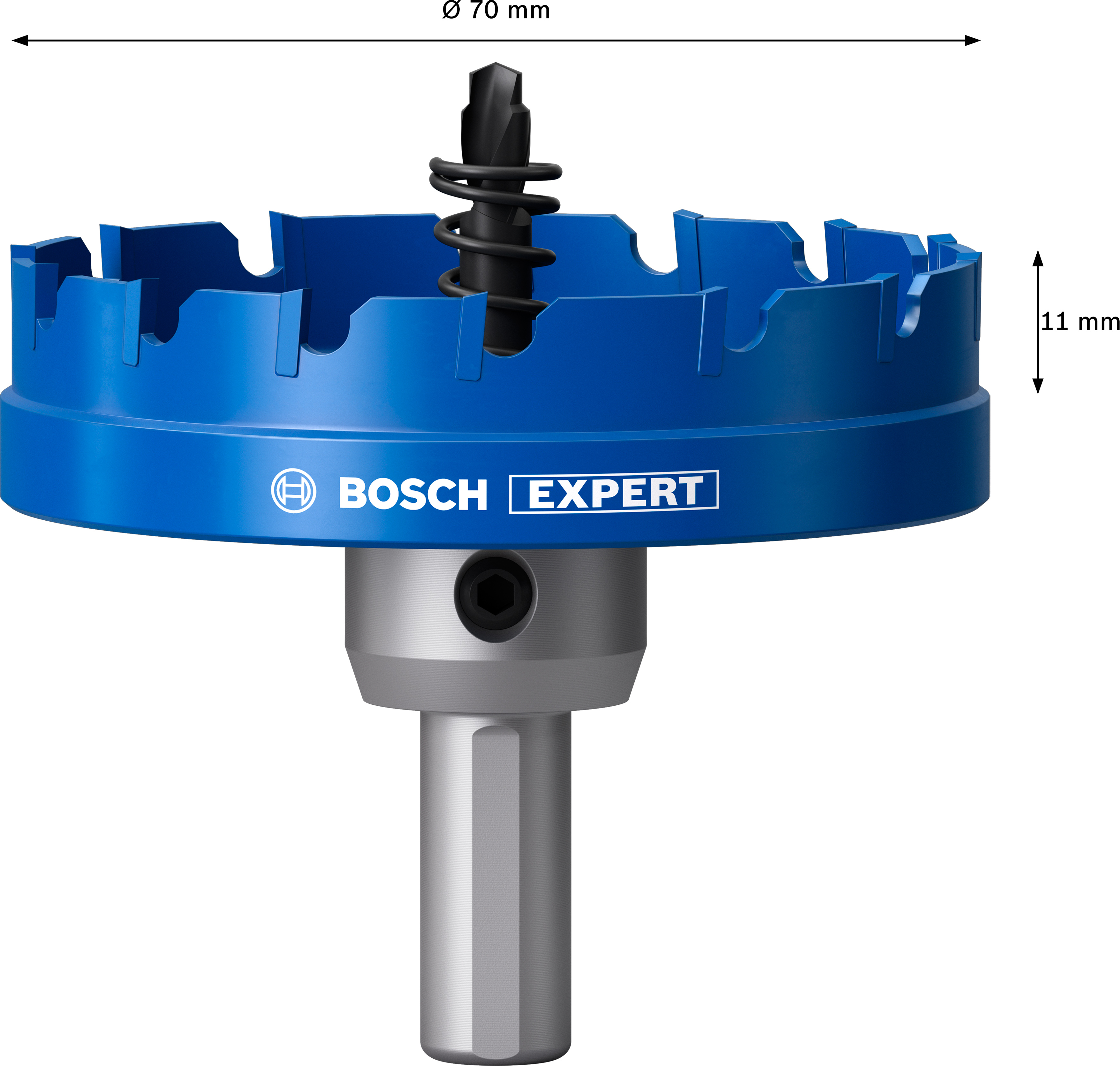 Karbidová děrovka Bosch EXPERT Sheet Metal Dostupné varianty: Karbidová děrovka Bosch EXPERT Sheet Metal 70 mm