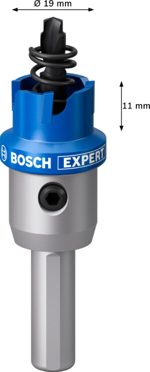 Karbidová děrovka Bosch EXPERT Sheet Metal Dostupné varianty: Karbidová děrovka Bosch EXPERT Sheet Metal 19 mm