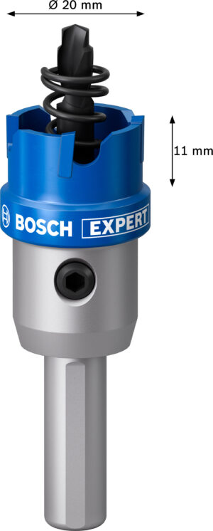 Karbidová děrovka Bosch EXPERT Sheet Metal Dostupné varianty: Karbidová děrovka Bosch EXPERT Sheet Metal 20 mm