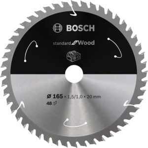 BOSCH 165x20mm pilový kotouč na dřevo Standard for Wood (48 zubů)