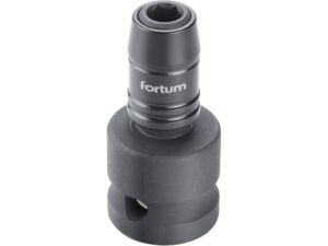 Rázový adaptér 1/2"čtyřhran na hroty 1/4" CrMoV FORTUM 4790002